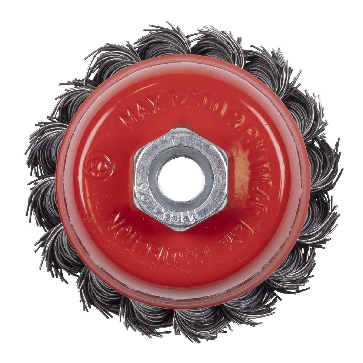 Sealey TKCB652 65mm Twist Knot Wire Cup Brush M10 x 1.25mm