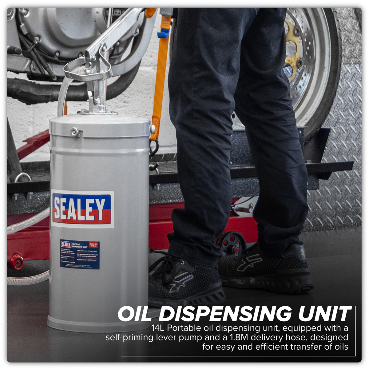 Sealey TP16 Oil Dispensing Unit 14L