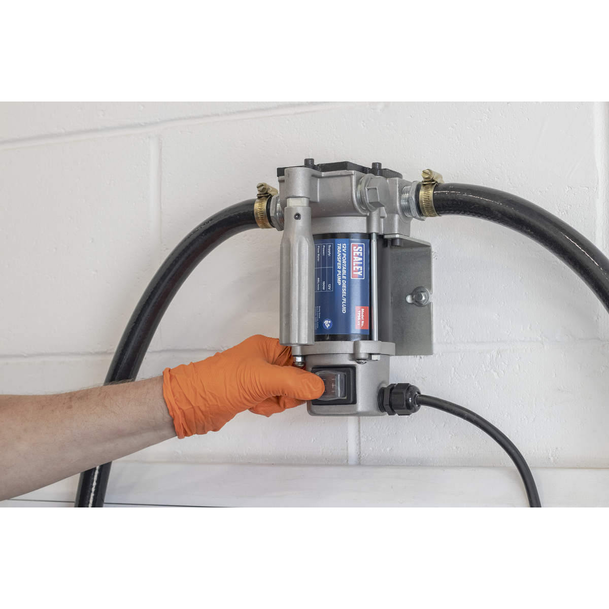 Sealey TP9624 Portable Diesel/Fluid Transfer Pump 24V