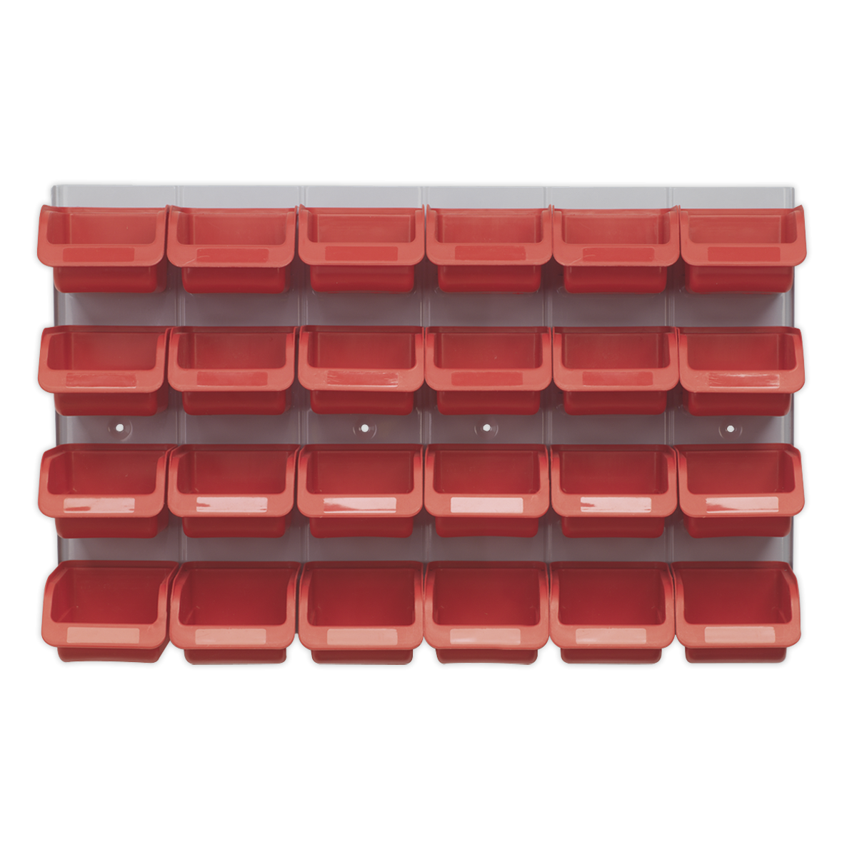 Sealey TPS130 Bin & Panel Combination 24 Bins - Red