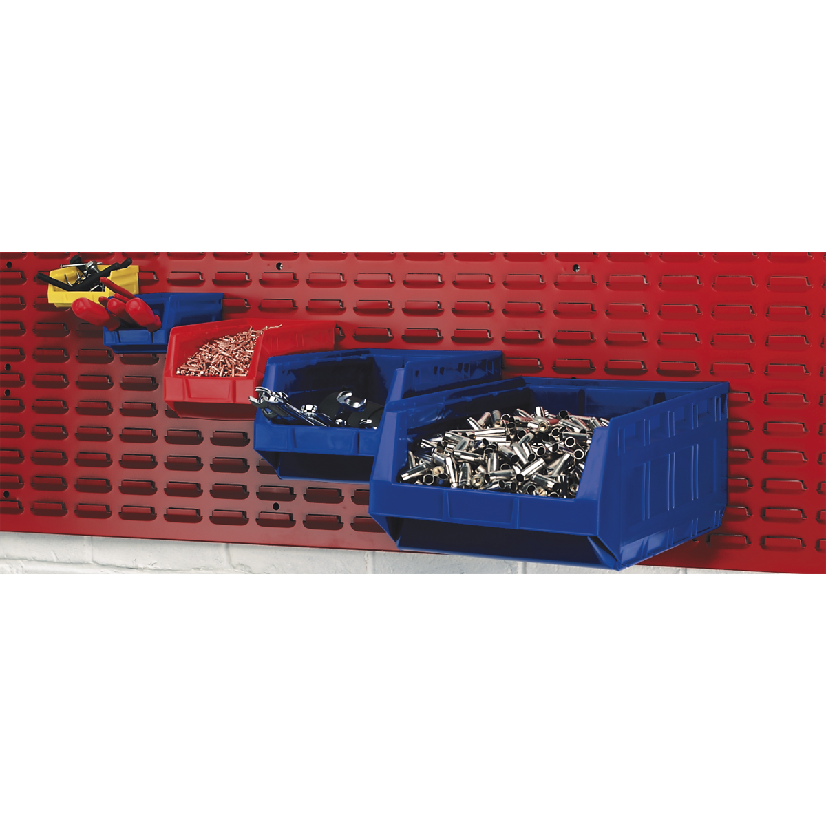 Sealey TPS5 Plastic Storage Bin 310 x 500 x 190mm, Blue - Pack of 12