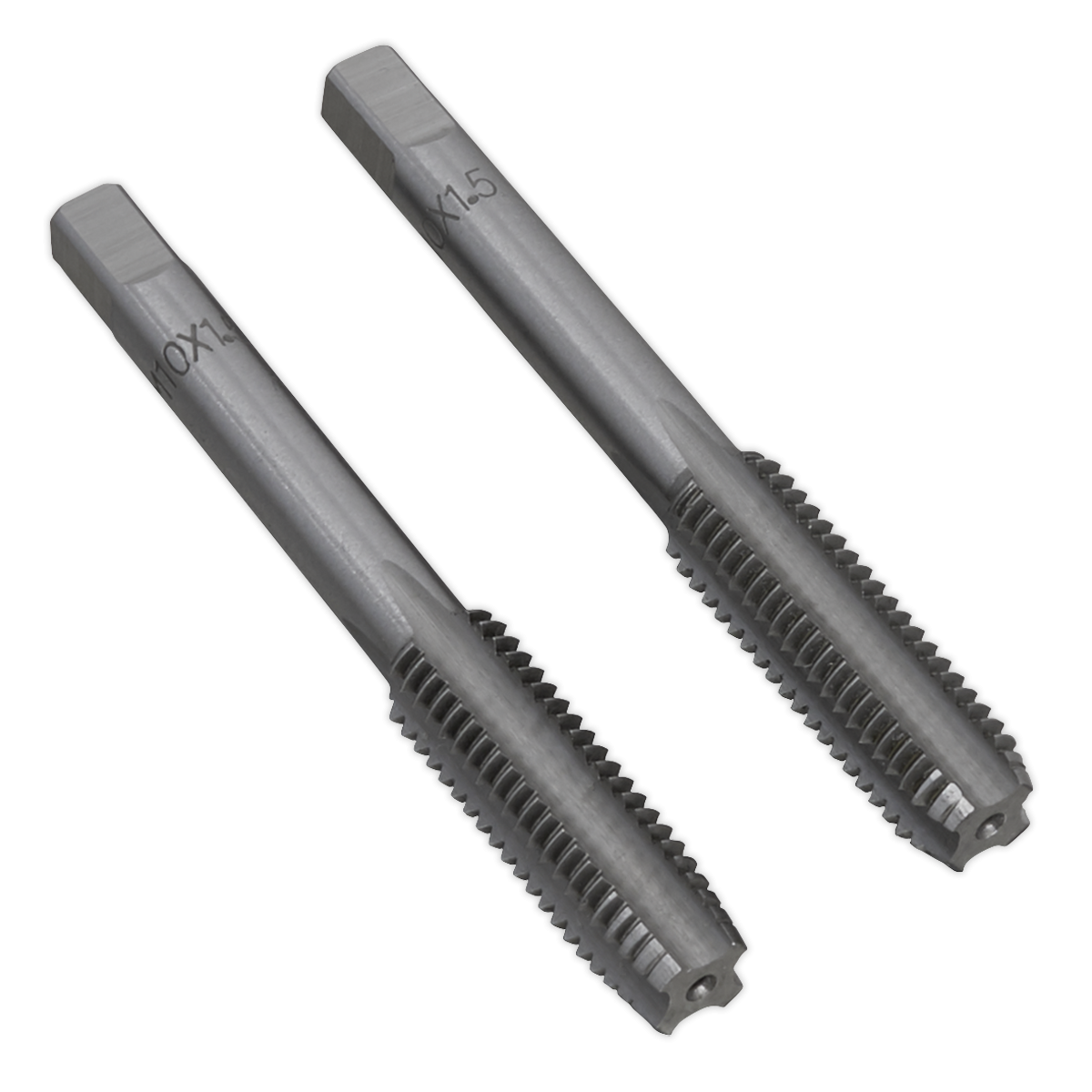 Sealey TSM10 Taper & Plug Tap Set M10 x 1.5mm 2pc
