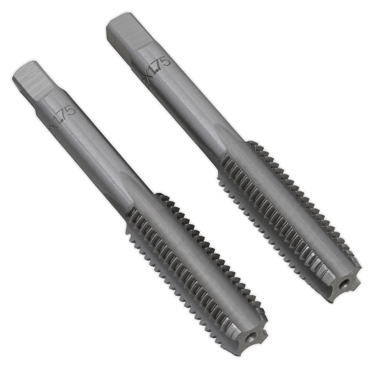 Sealey TSM12 Taper & Plug Tap Set M12 x 1.75mm 2pc