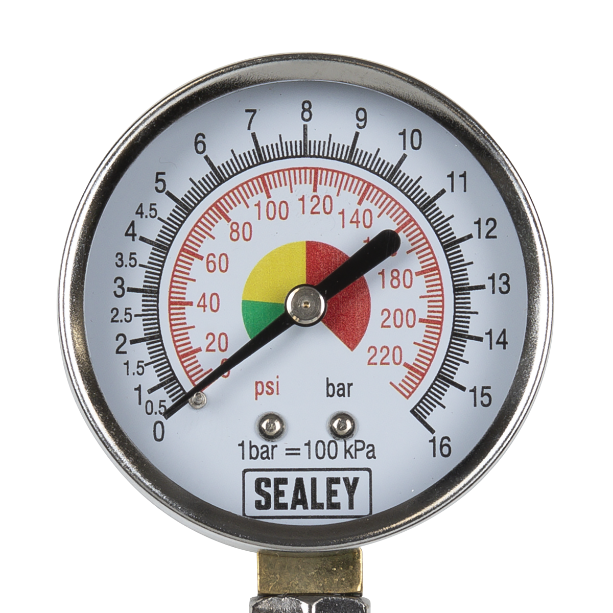 Sealey TSTPG34 Twin Connector Tyre Pressure Gauge