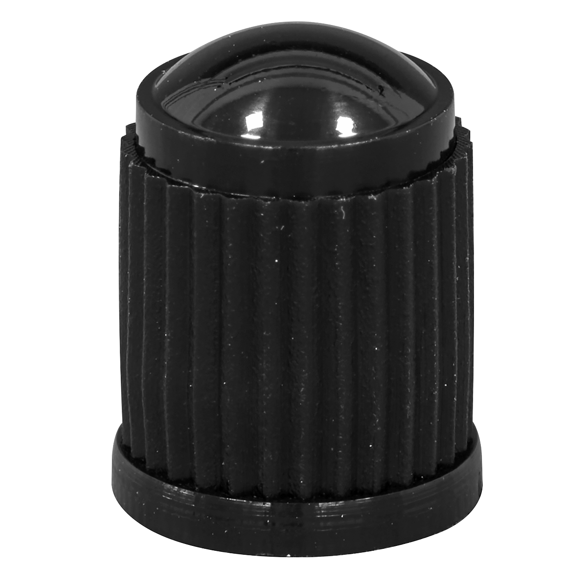 Sealey VCP4 Plastic Valve Caps 4pc - Black