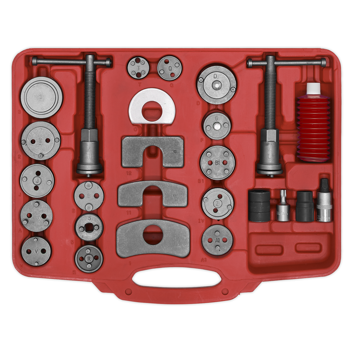 Sealey VS0287 Brake Piston Wind-Back Tool Kit 50pc