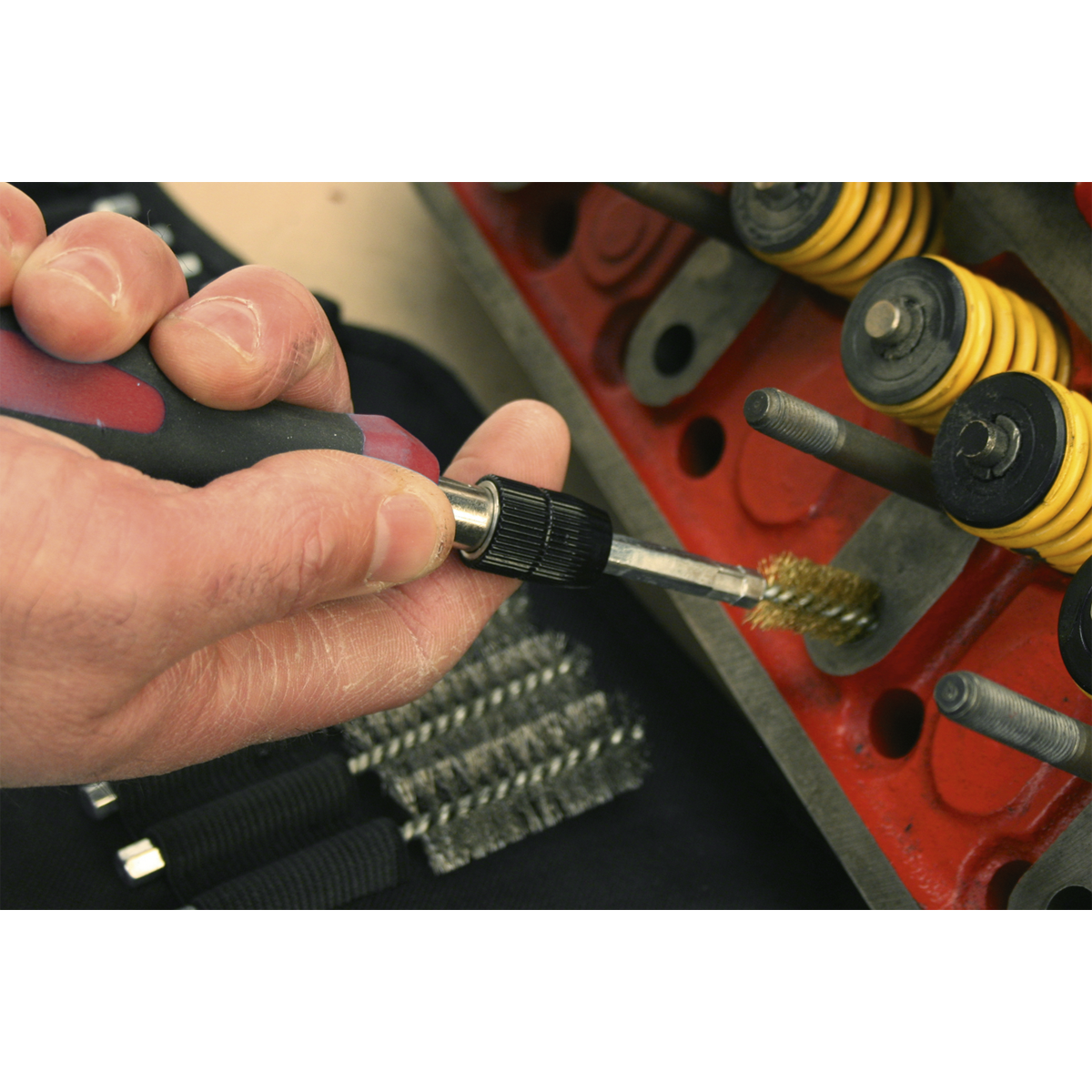 Sealey VS1800 Cleaning & Decarbonising Brush Set 20pc