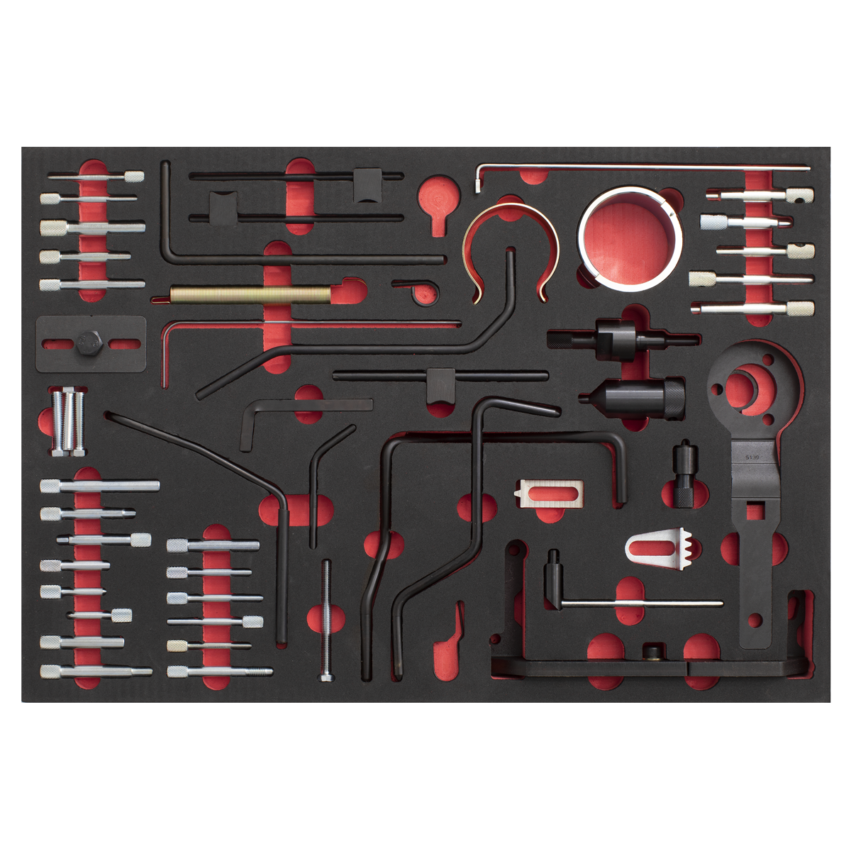 Sealey VS5300MK Diesel/Petrol Master Timing Tool Kit for PSA 48pc - Belt/Chain Drive