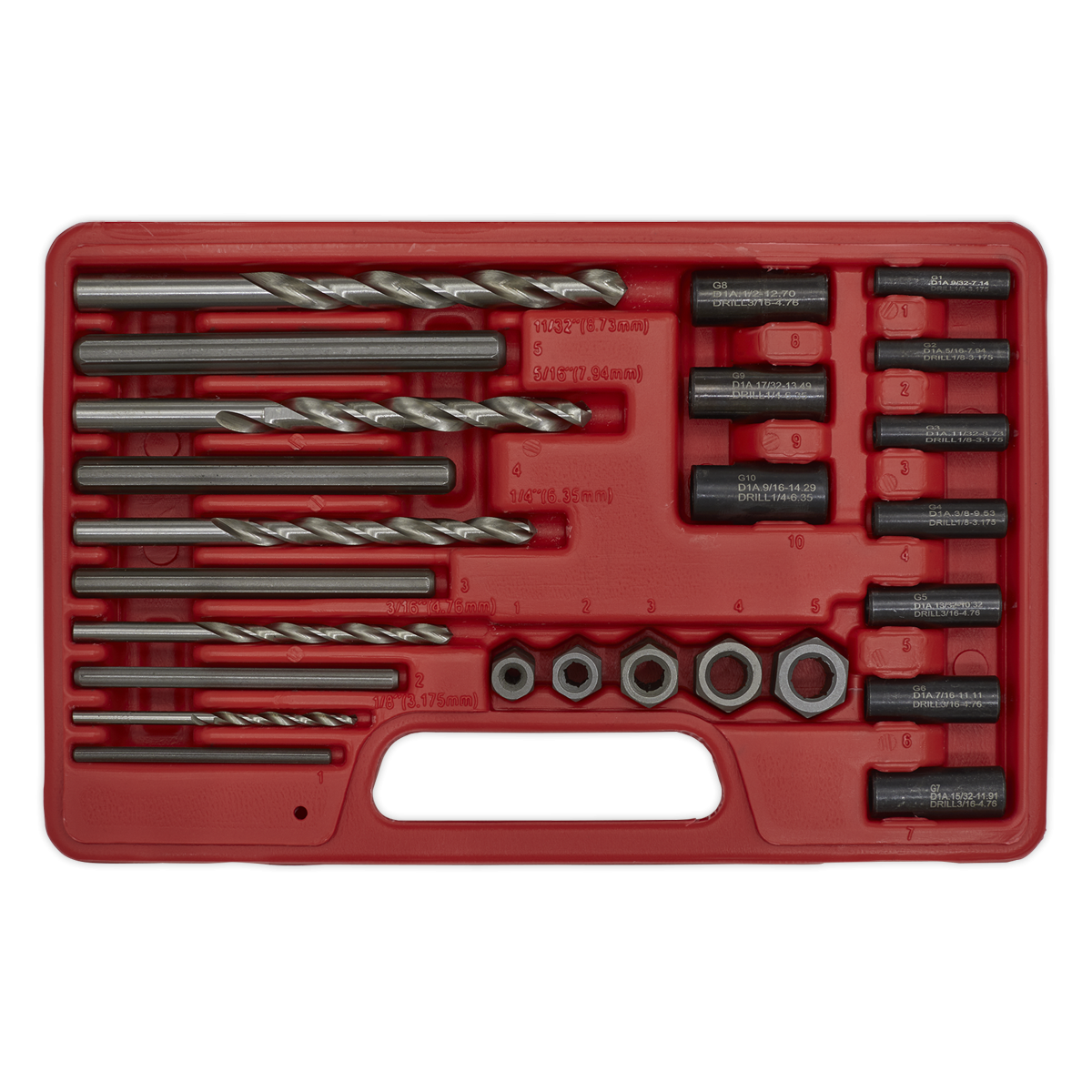 Sealey VS7233 Stud Extractor Set 25pc