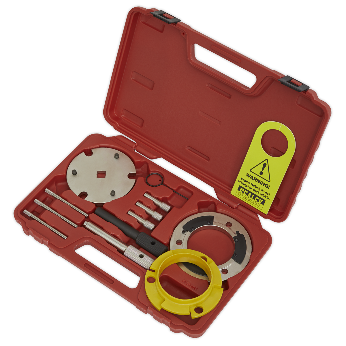 Sealey VSE5841A Diesel Engine Timing Tool & Injection Pump Tool Kit - 2.0D, 2.2D, 2.4D Duratorq - Chain Drive