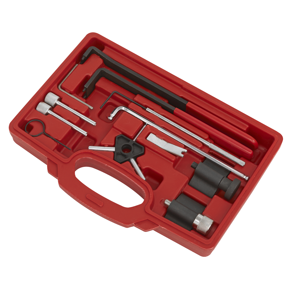 Sealey VSE5951 Diesel Engine Timing Tool Kit - for VAG, Dodge, Ford, Mitsubishi - 1.2D/1.4D/1.6D/1.9D/2.0D - Belt