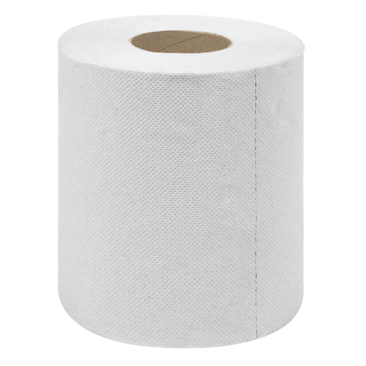Sealey WHT60 2-Ply Embossed White Paper Roll 60m - Pack of 6