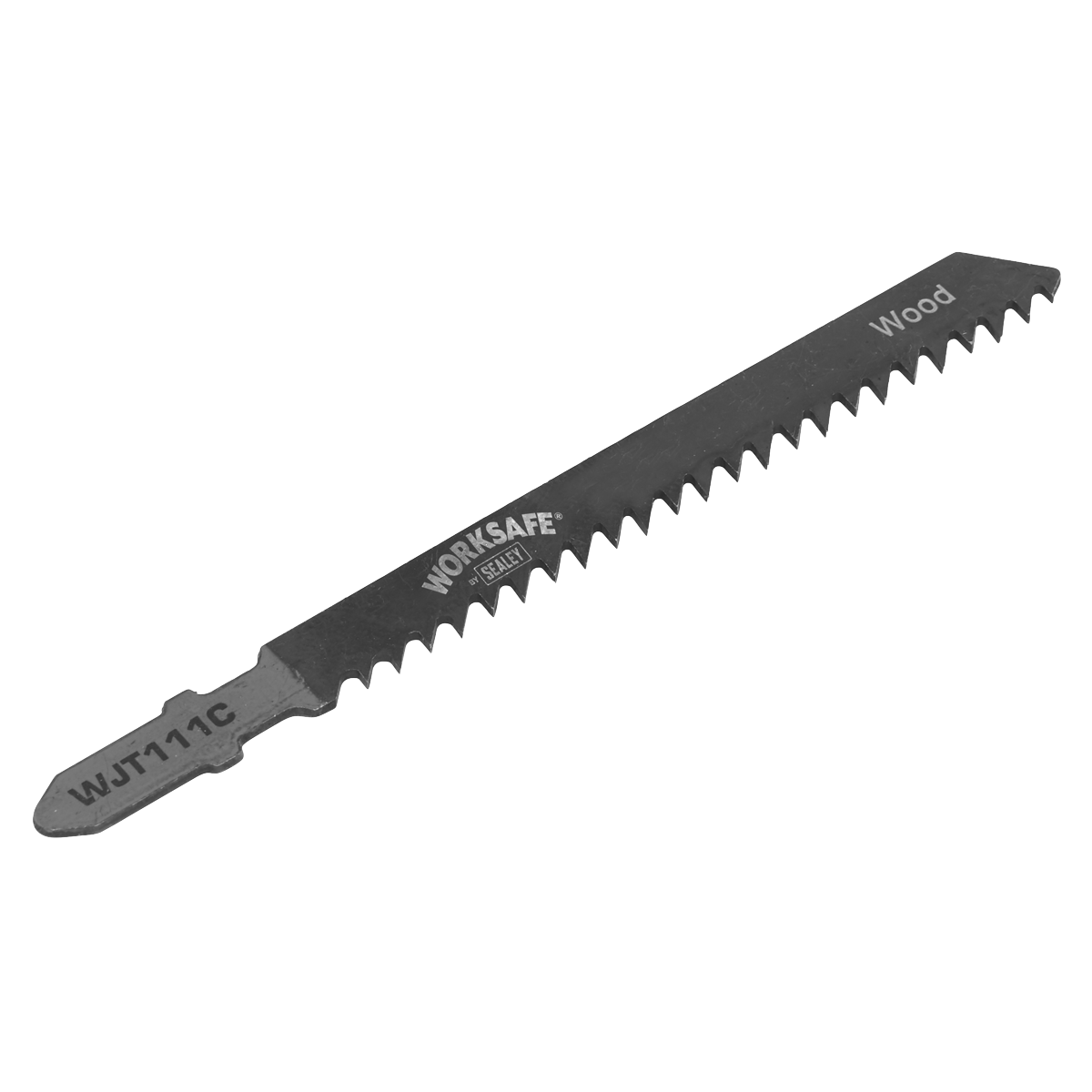 Sealey WJT111C Jigsaw Blade for Soft Wood & Plastics 75mm 8tpi - Pack of 5