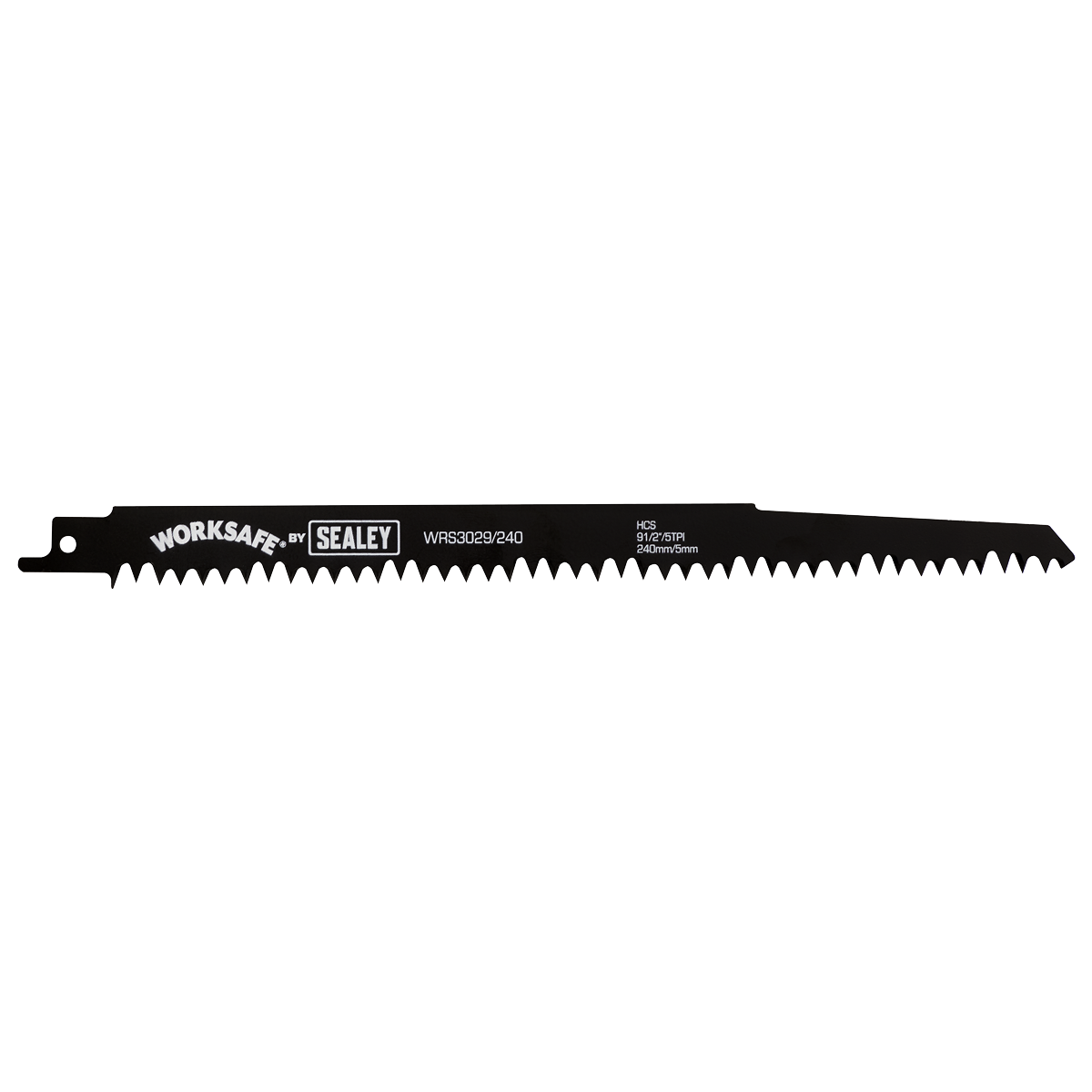 Sealey WRS3029/240 Reciprocating Saw Blade for Wood 240mm 5tpi - Pack of 5