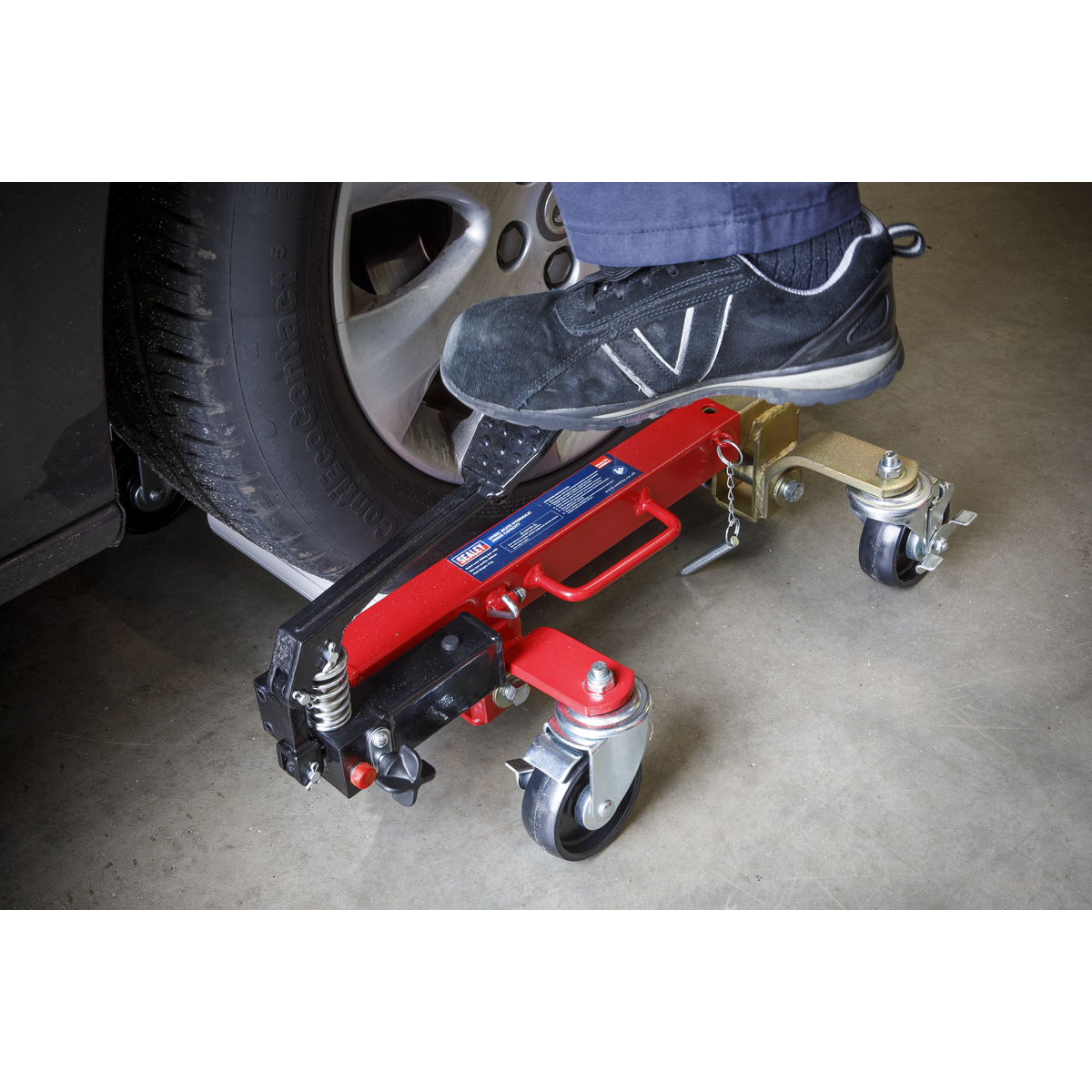 Sealey WS680 Hydraulic Wheel Skate 680kg Capacity