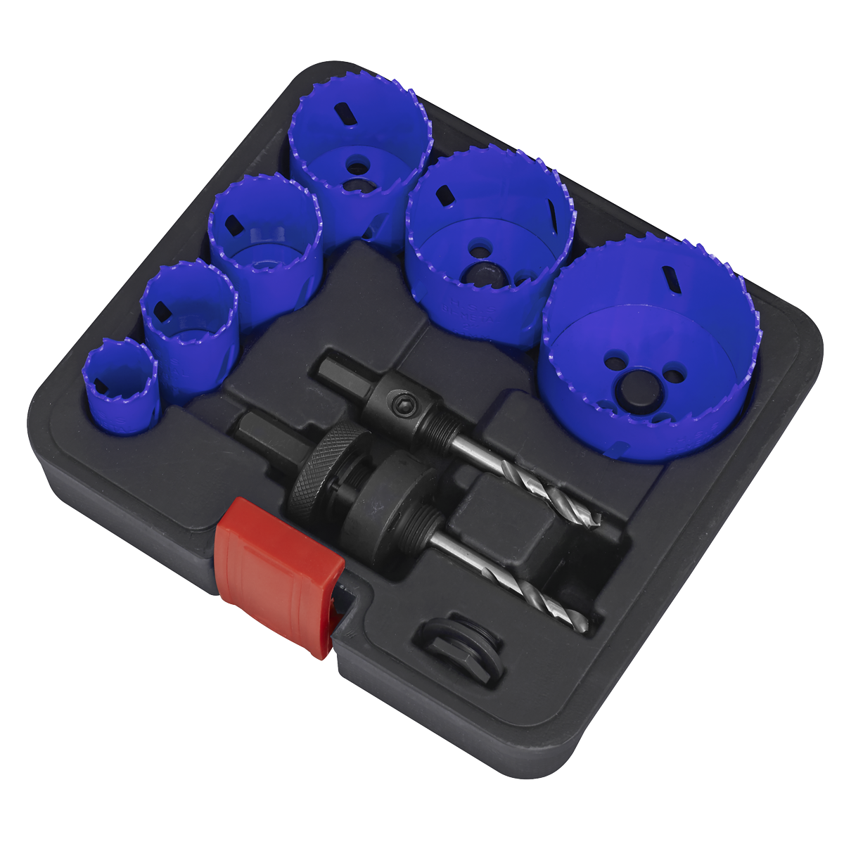 Sealey WSEHSK Electrician's Hole Saw Kit 9pc