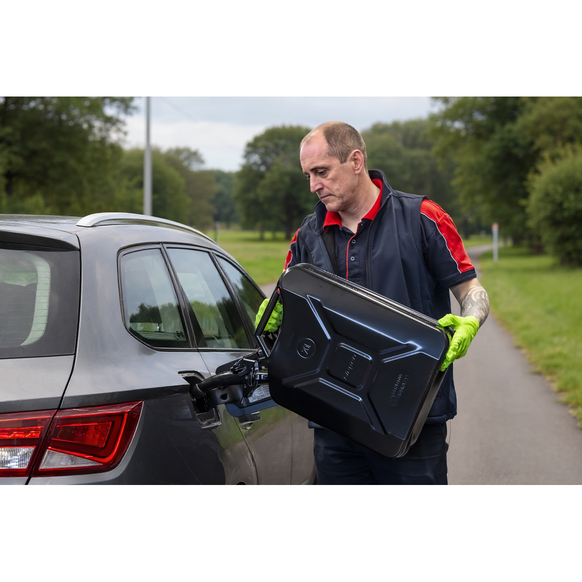 Siegen JCY20B Jerry Can 20L - Black
