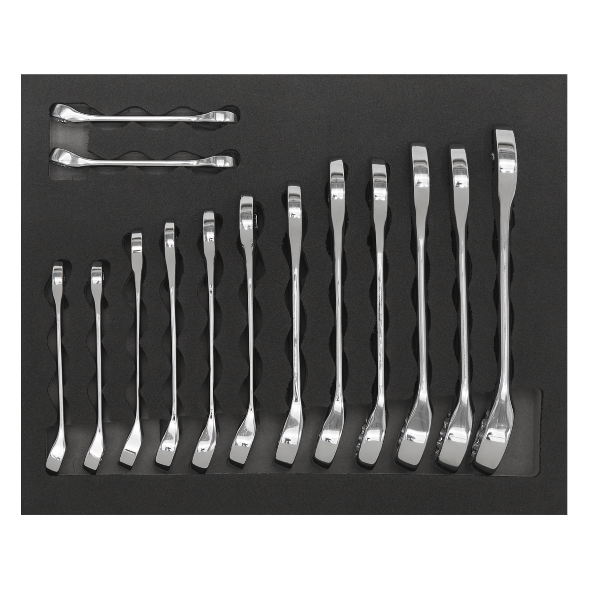 Siegen S01232 Siegen Stubby Combination Spanner Set 14pc