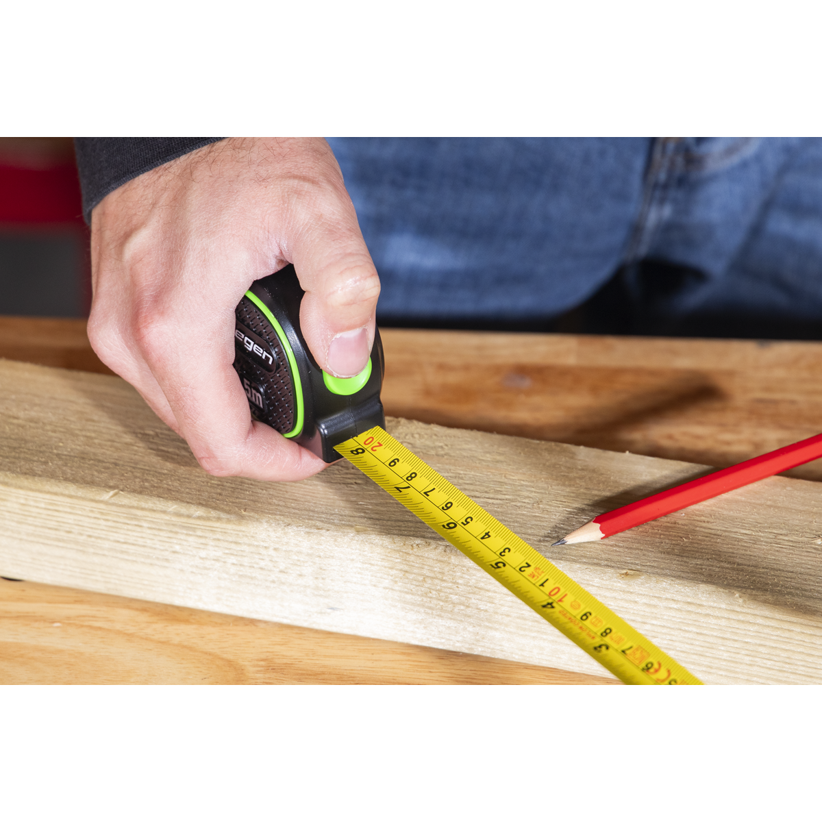 Siegen S01328 Metric/Imperial Auto-Lock Tape Measure 5m(16ft) x 19mm