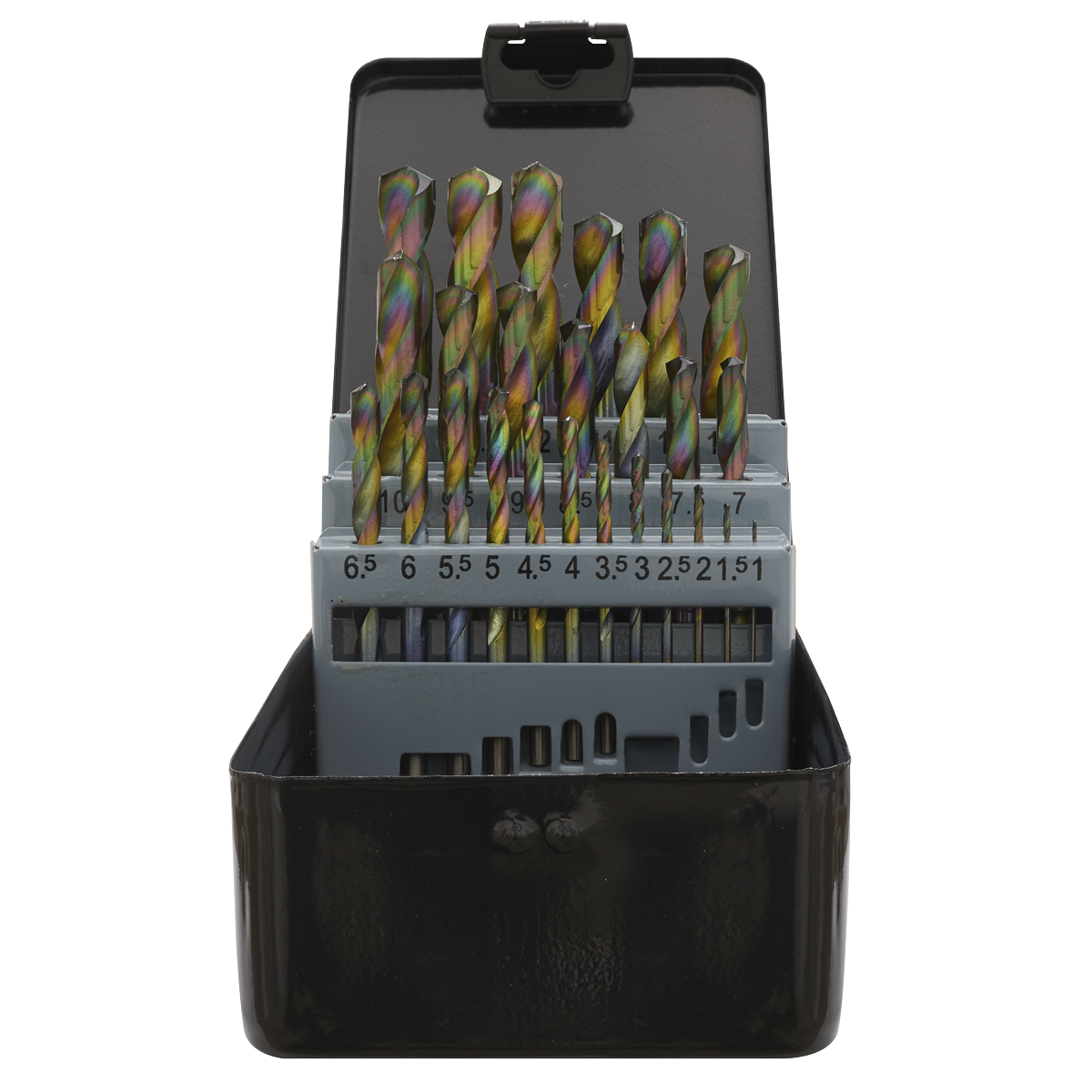 Siegen S0938 Siegen HSS Edge Ground Drill Bit Set 25pc - DIN 338