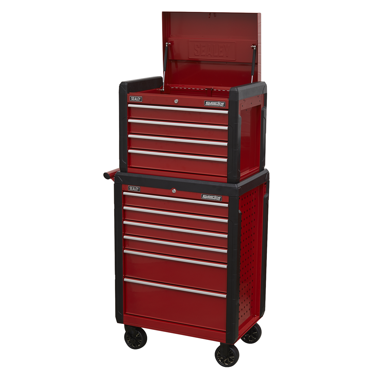 Superline Pro AP3410STACK Superline PRO® Topchest & Rollcab Combination 10 Drawer
