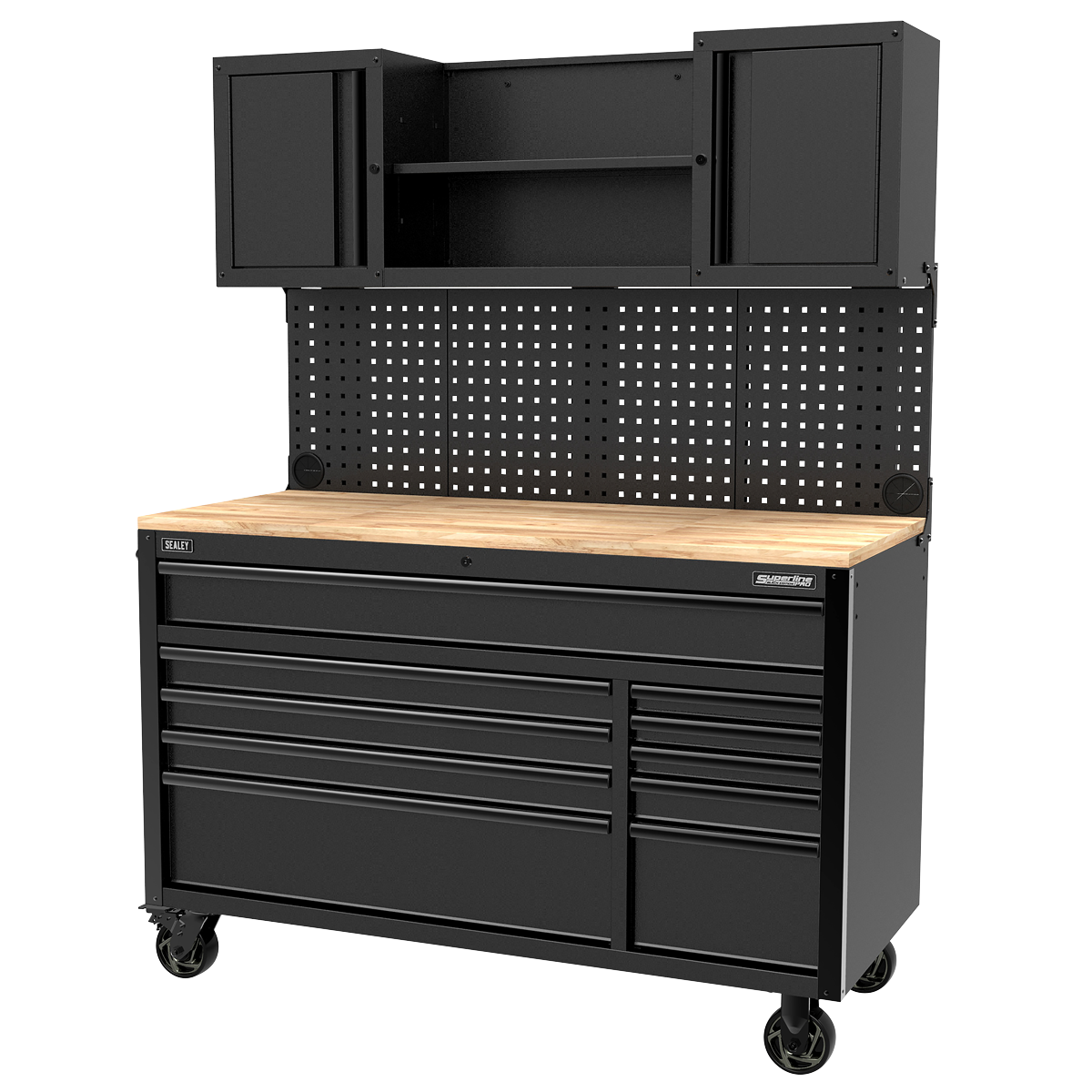 Superline Pro AP5210BE Superline PRO® Mobile Workstation 10 Drawer