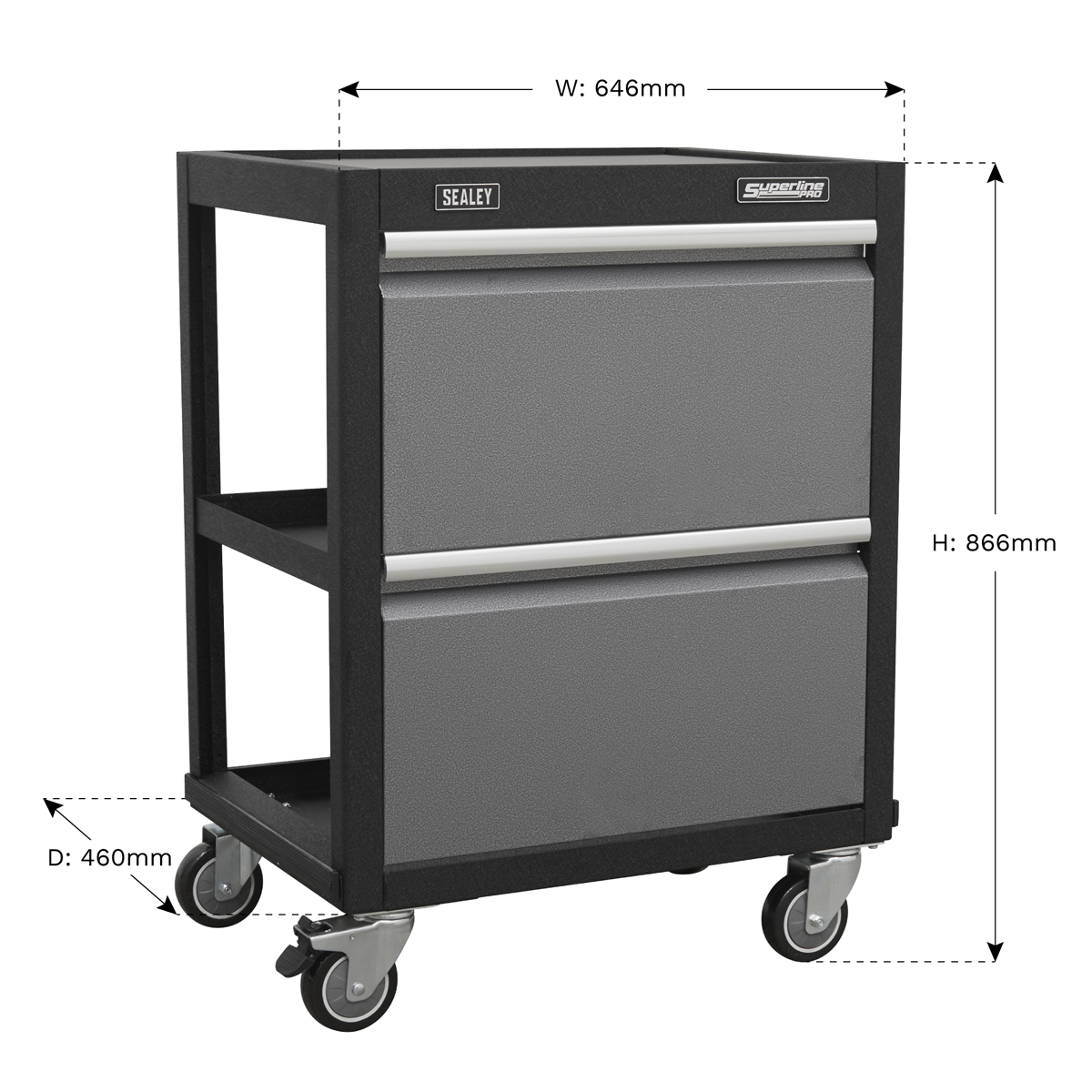 Superline Pro APMS66 Superline PRO® Modular Mobile Workshop Trolley