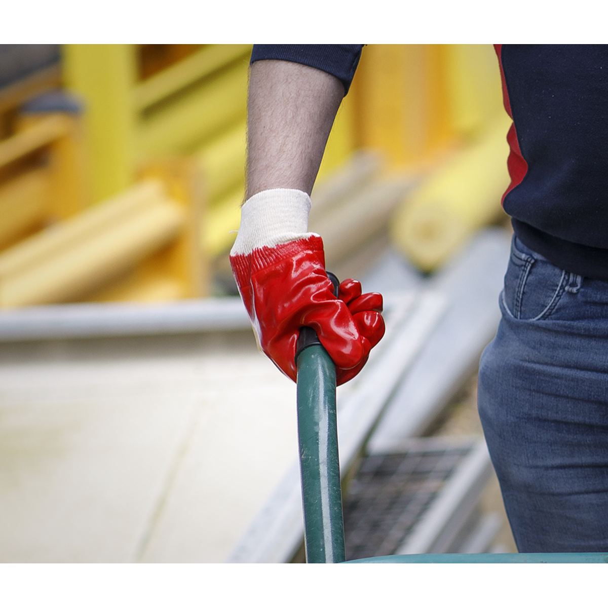 Worksafe 9106XL/12 Worksafe® PVC Knit Wrist Gloves, X-Large - Pack of 12 Pairs