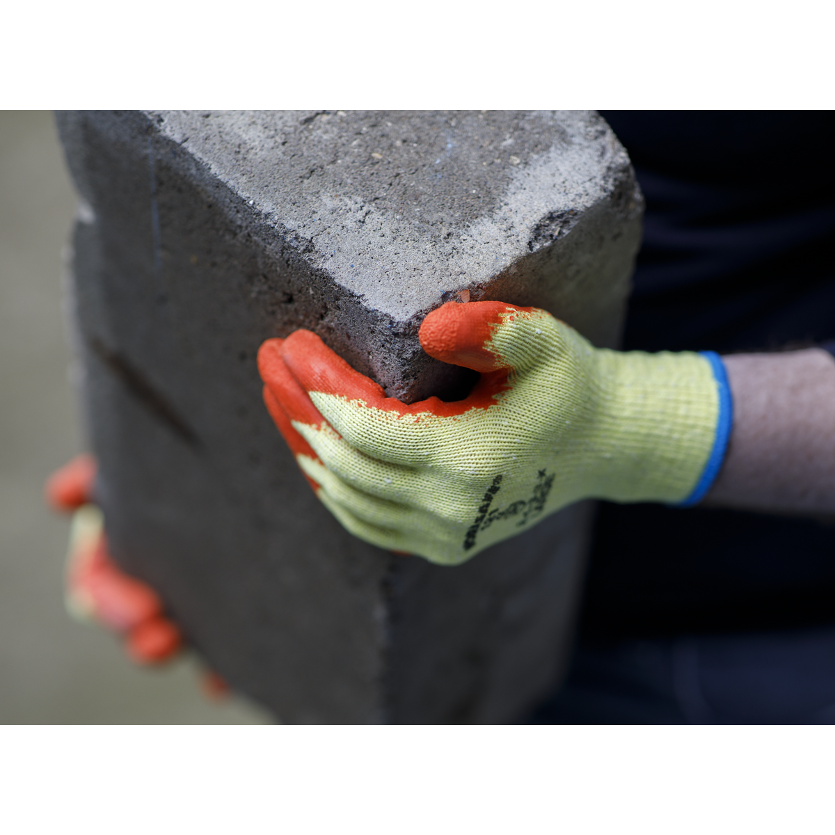 Worksafe 9121L Worksafe® Super Grip Knitted Gloves with Latex Palm, Large - Pair