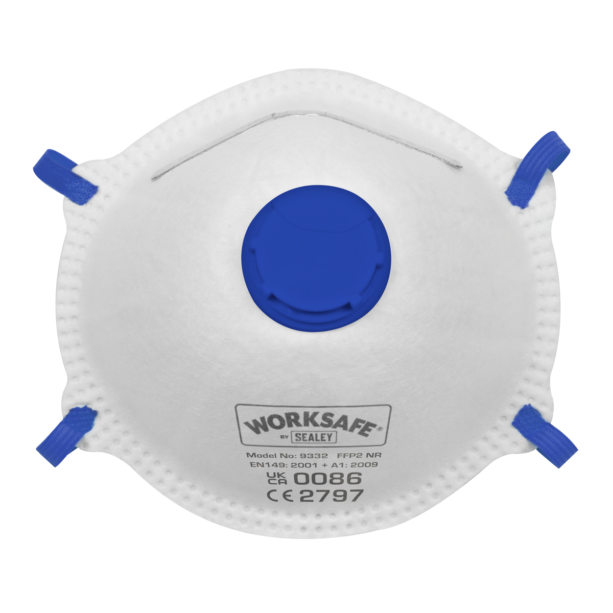 Worksafe 9332/10 Worksafe® Valved Cup Mask FFP2 - Pack of 10