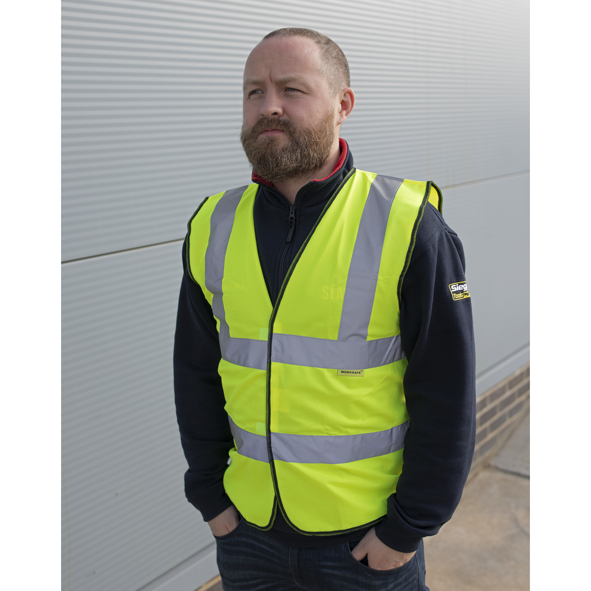 Worksafe 9804M Worksafe® Hi-Vis Yellow Waistcoat - Medium