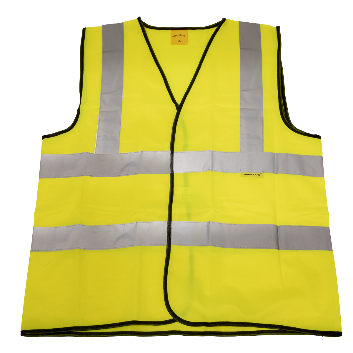 Worksafe 9804XL Worksafe® Hi-Vis Yellow Waistcoat - X-Large
