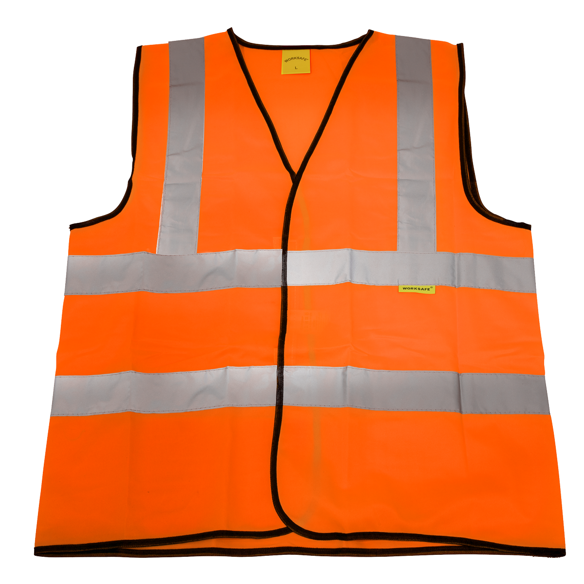 Worksafe 9812l Worksafe® Hi-Vis Orange Waistcoat - Large