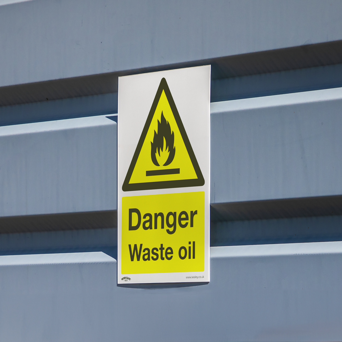 Worksafe SS60P1 Worksafe® Danger Waste Oil Safety Sign - Rigid Plastic