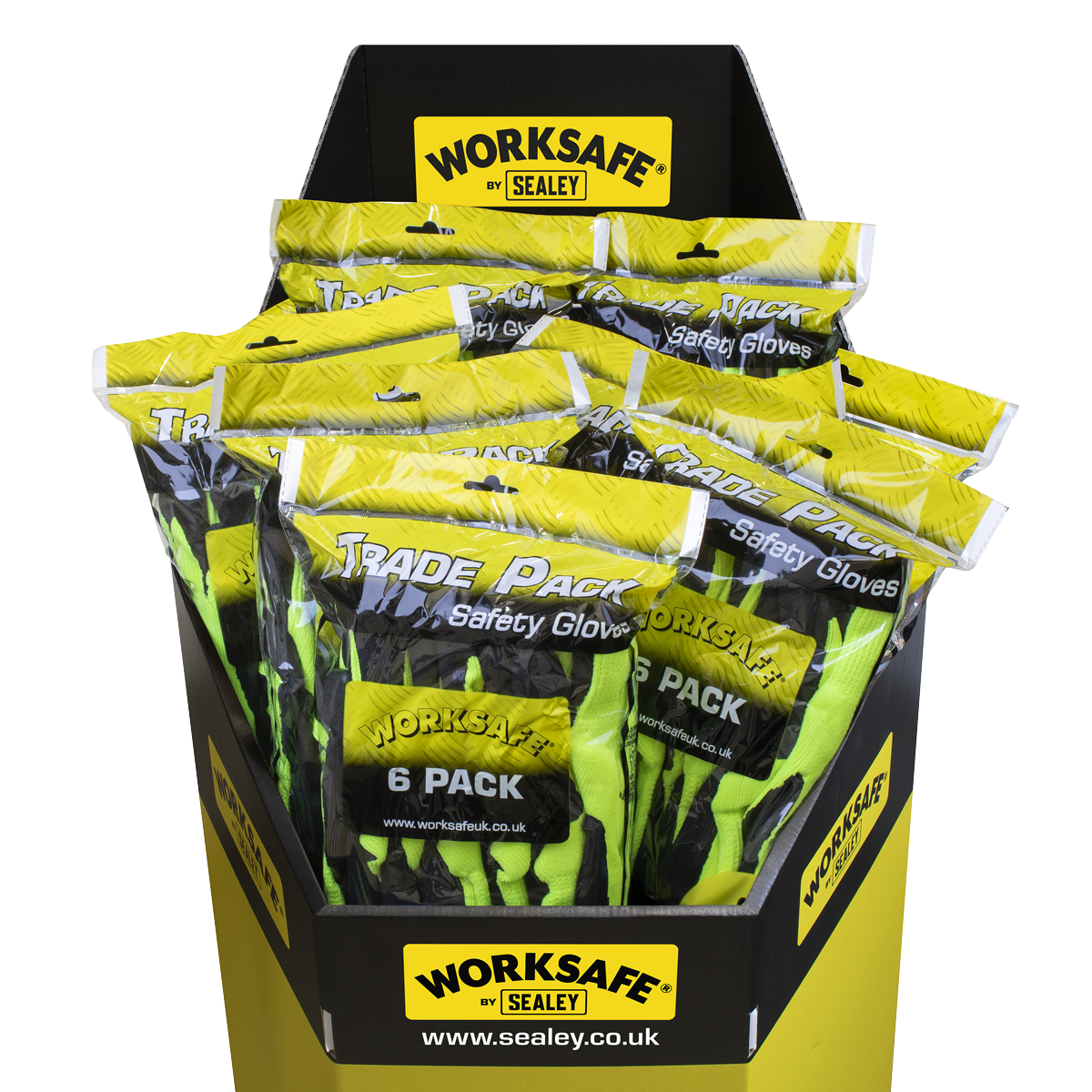 Worksafe TSP126/6 Worksafe® Thermal Super Grip Gloves, Large - Pack of 6 Pairs