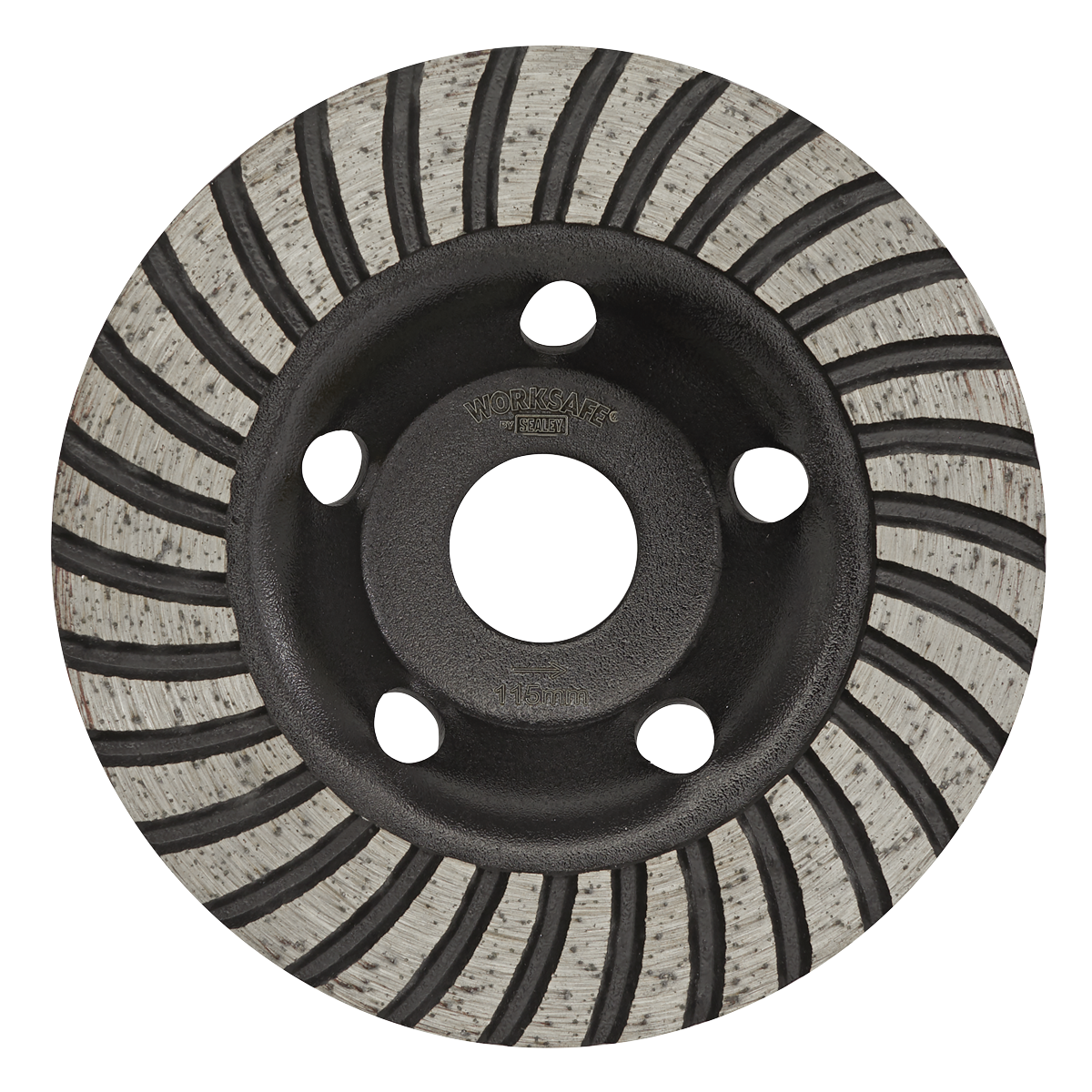 Worksafe WDRTCUP115 Worksafe® Turbo Row Concrete Grinding Head 115mm
