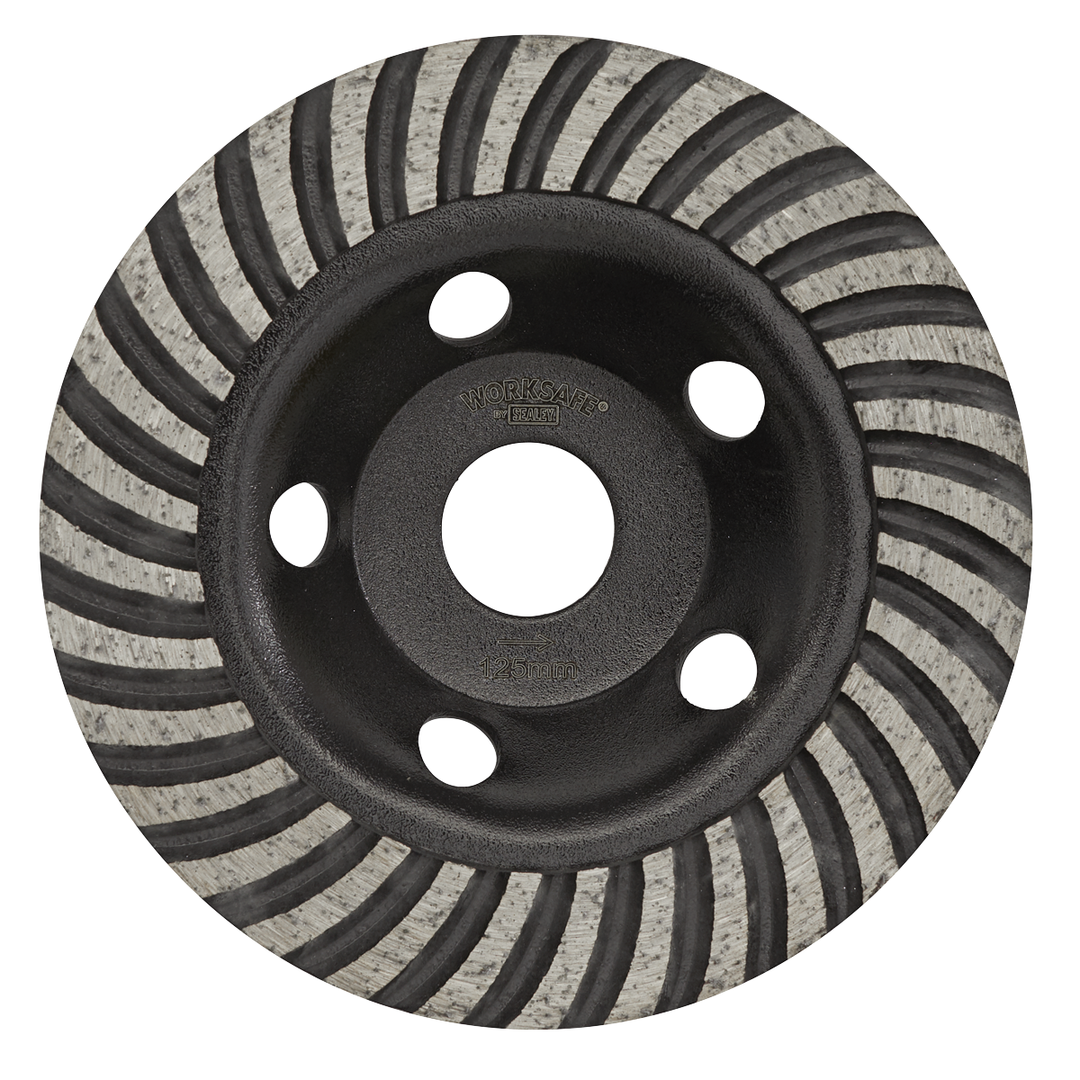 Worksafe WDRTCUP125 Worksafe® Turbo Row Concrete Grinding Head 125mm