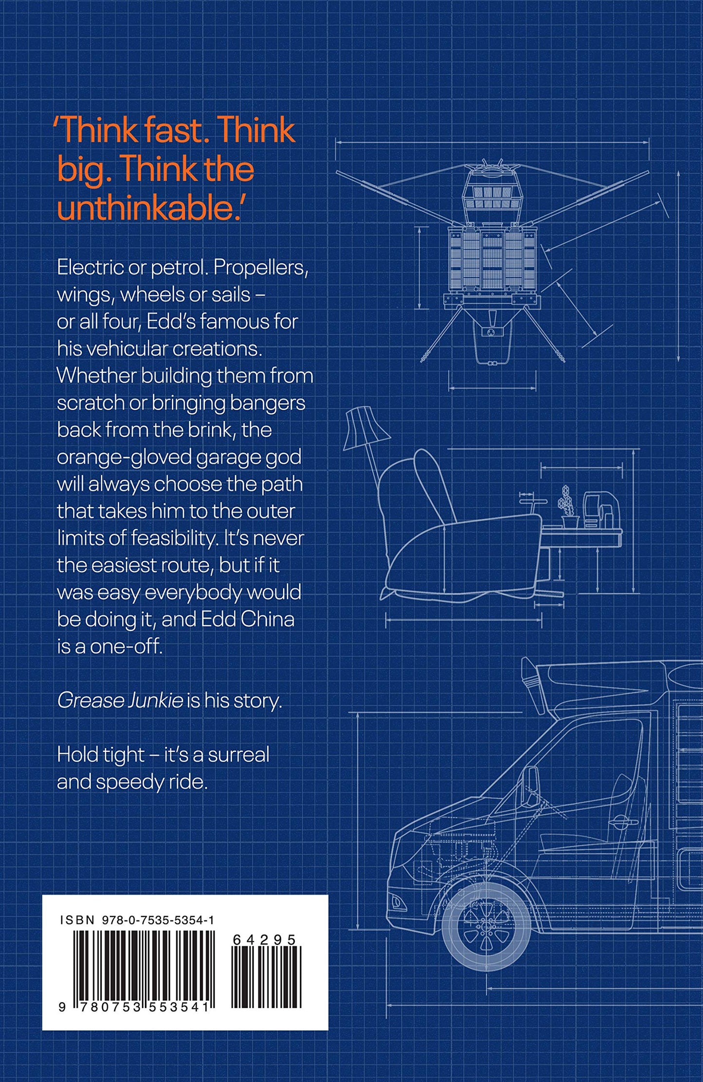 Grease Junkie: A book of moving parts, by Edd China - Hardcover Signed by Edd