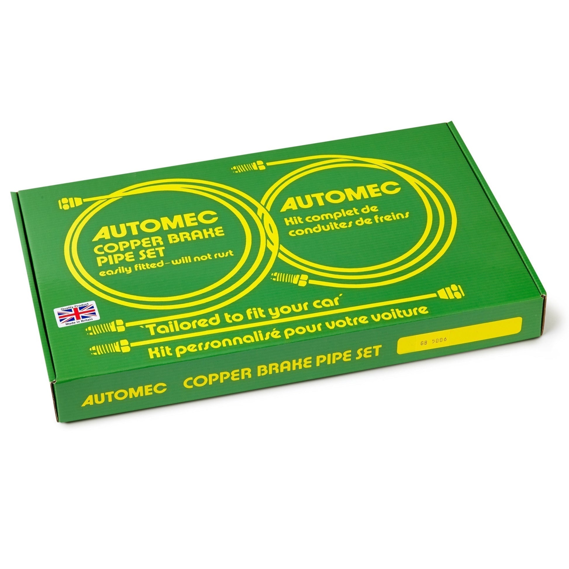 Automec GL1017 Brake Pipe Set Mini Cooper 'S' 63>65 No Servo Ft Discs
