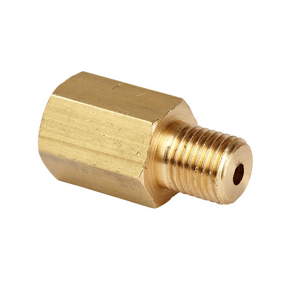 Automec HU108 Brass Adaptor 7/16 x 20unf male - 3/8 x 24unf female