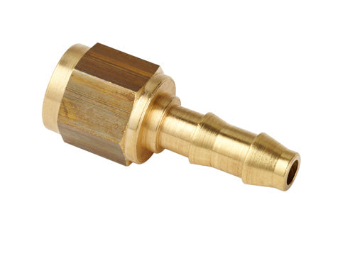 Automec HU119 Brass Adaptor 7/16 x 20UNF female 8mm stem for hose
