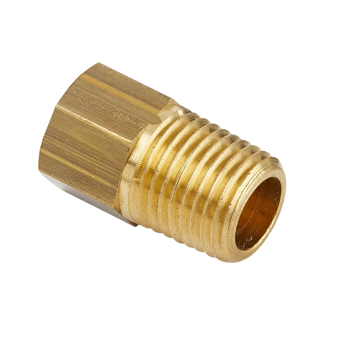 Automec HU162 Brass Adaptor Male 1/4 NPT - Female M10 x 1mm