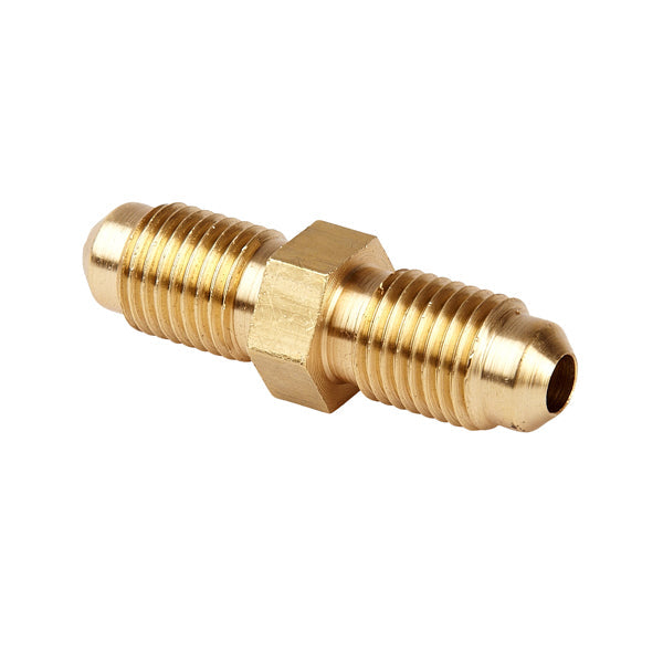 Automec HU19 Brass Inline Connector Male 7/16 x 20 UNF