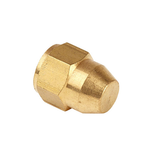 Automec HU4AB Brass Blanking Plug Female 7/16 x 20 UNF 1/4" pipe