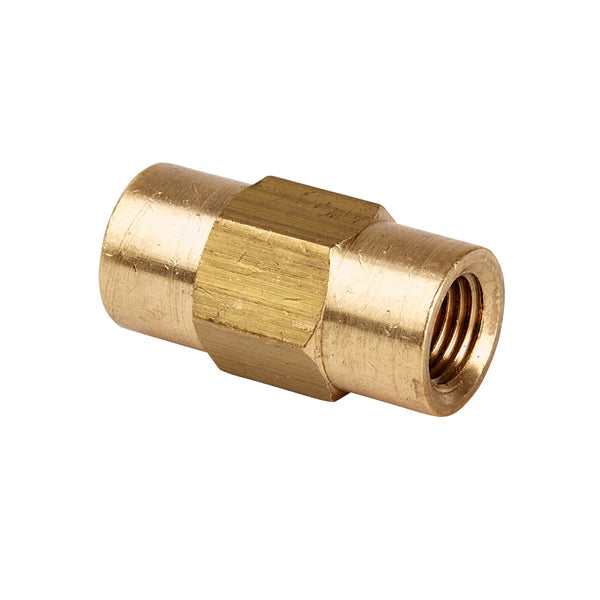 Automec HU20 Brass Inline Connector Female 3/8 x 24 UNF