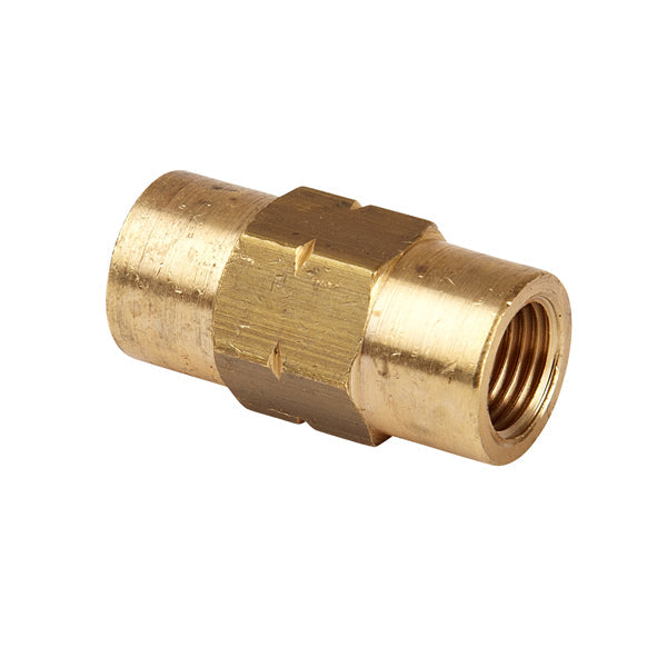 Automec HU21 Brass Inline Connector Female M10 x 1mm