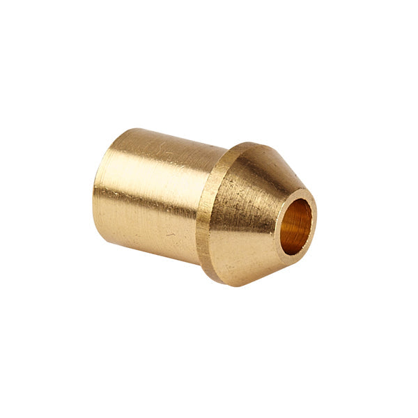 Automec HU44 Brass Solder Nipple for 5/16" pipe - 3/8" o.d.