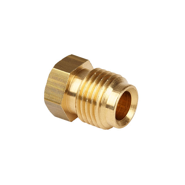 Automec HU48 Brass Union Male 1/2 x 20UNF with lead 1/4" pipe