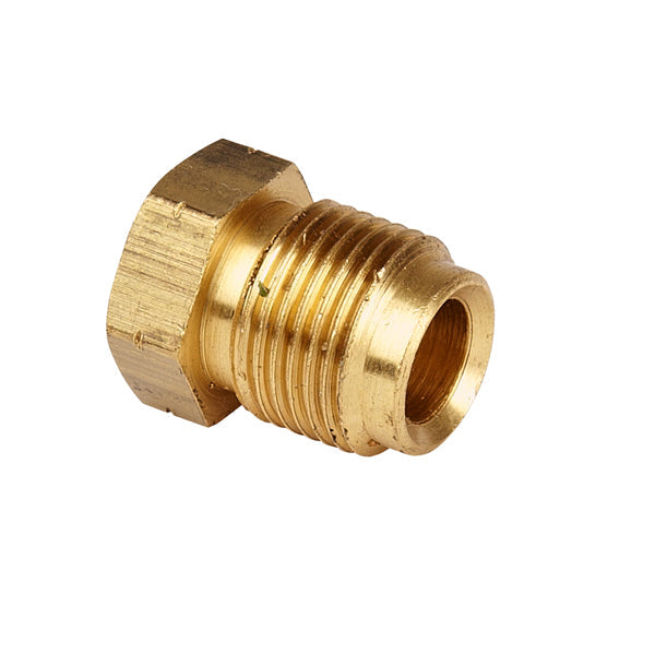 Automec HU8 Brass Union Male M12 x 1mm Short 1/4 pipe