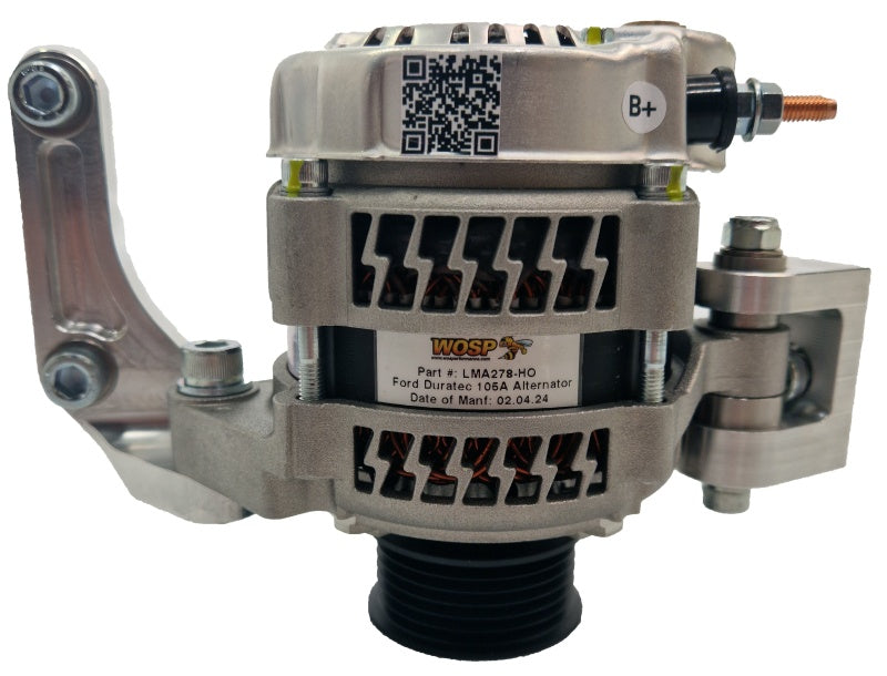 WOSPerformance Ford Duratec 105A Alternator (exhaust side)